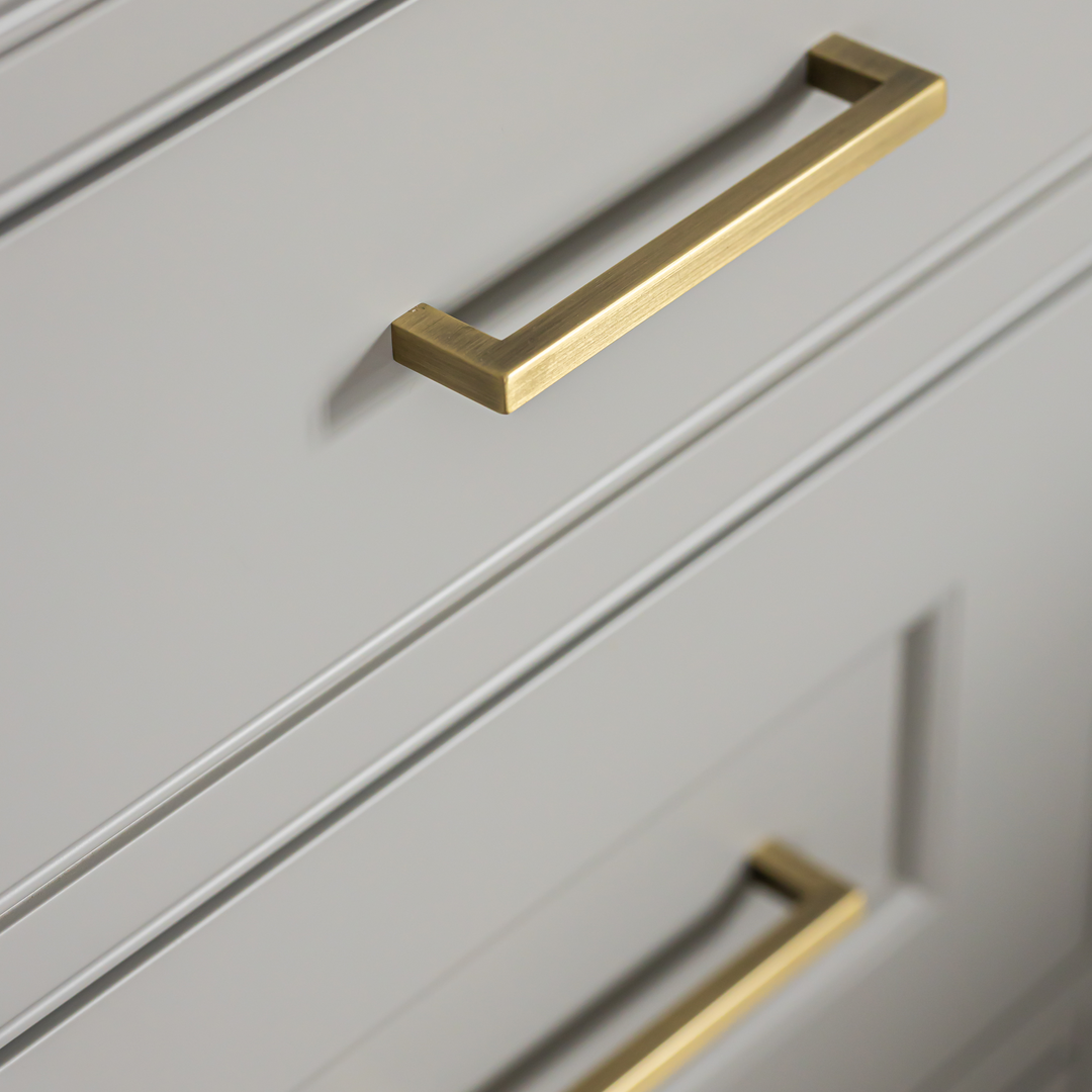 Design by Rachael Somerville Interiors. Photography by Handover Agency. Product shown in our satin antique satin lacquered (SAS) finish.