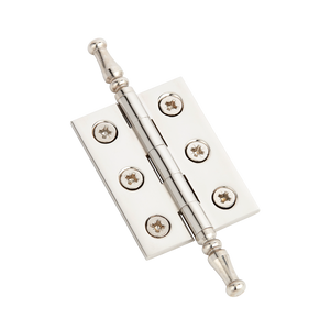 2300 Brass Hinge with Steeple Finials and Pozi Screws
