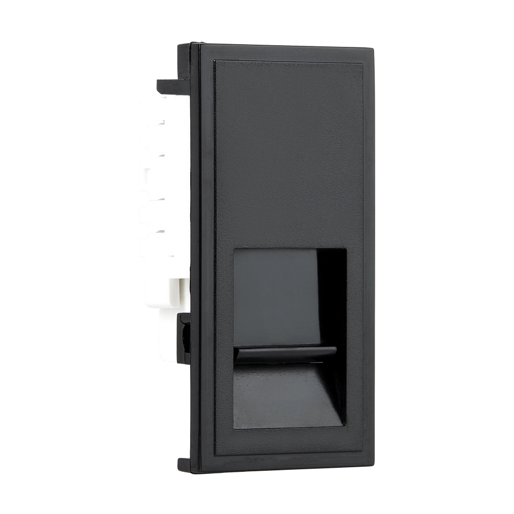 RJ45 CAT5e Outlet 25mm Euro Module