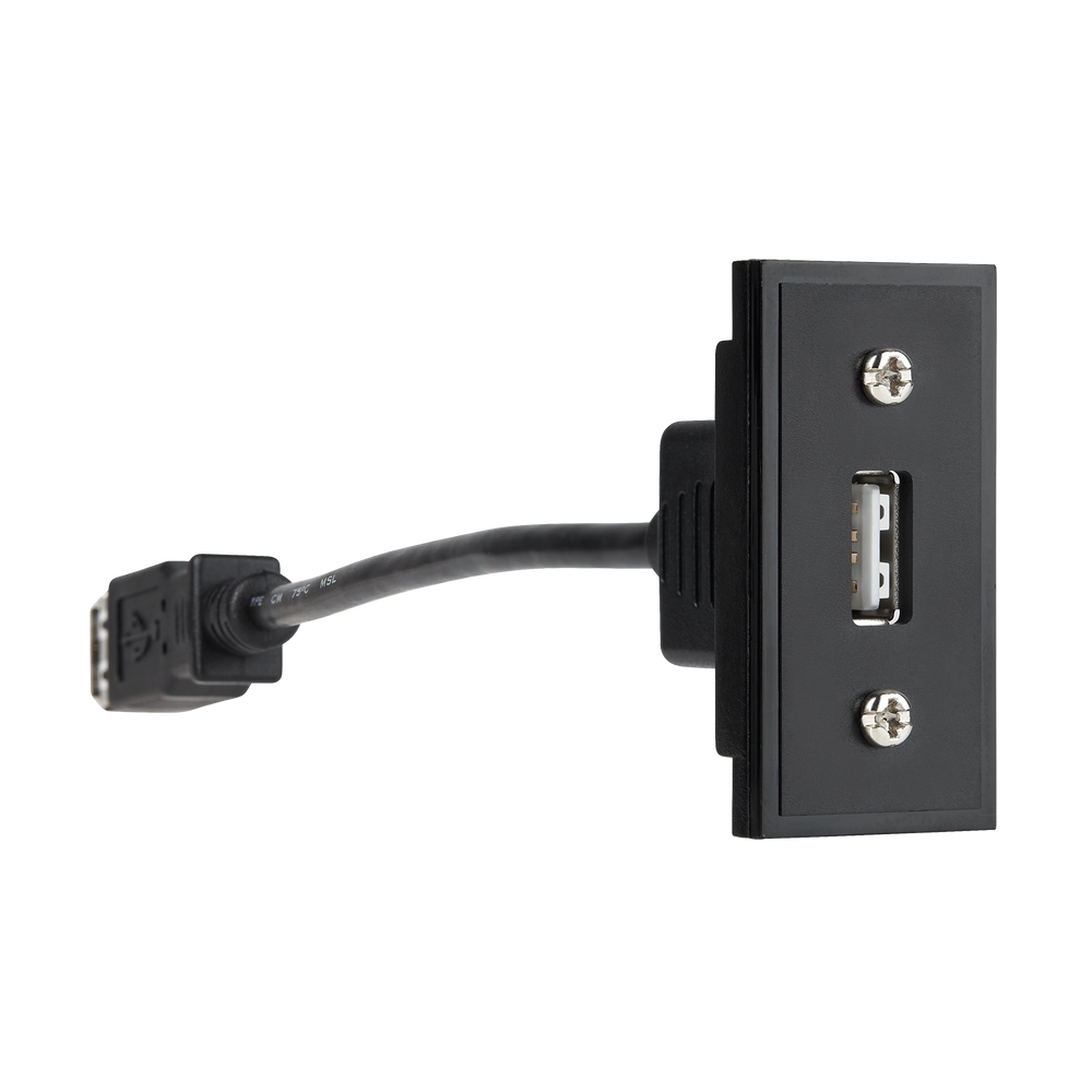 USBA Pass Through 25mm Euro Module