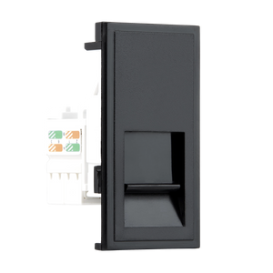 RJ45 CAT6 Unshielded Twisted Pair Outlet 25mm Euro Module