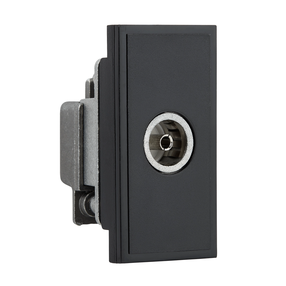 TV Shielded Female Outlet 25mm Euro Module