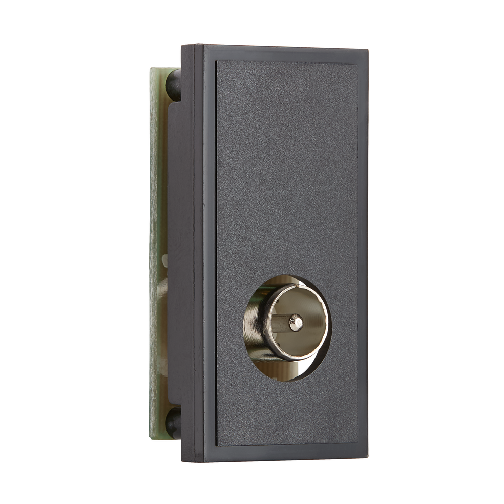 TV unsheilded male outlet 25mm euro module