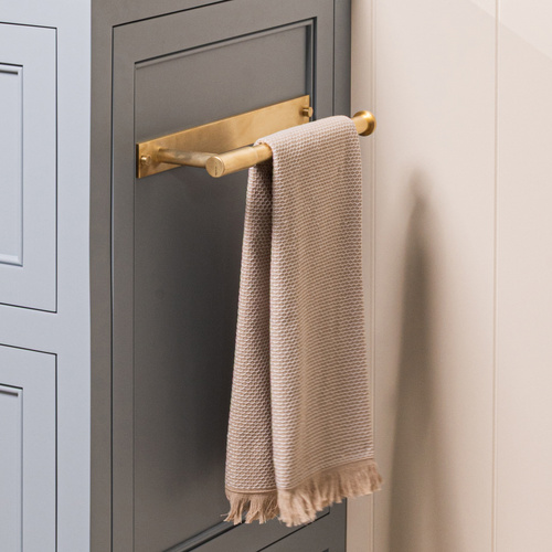 MIX Plain Hand Towel Rail & Backplate