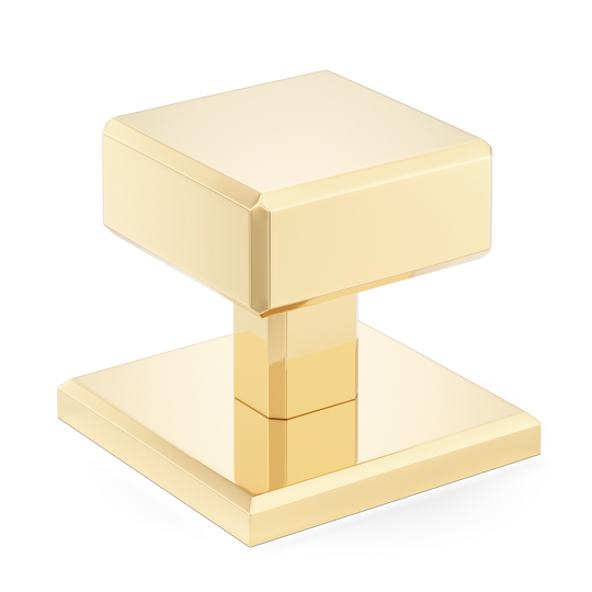 Sample of Digbeth Plain Cabinet Knob with Backplate