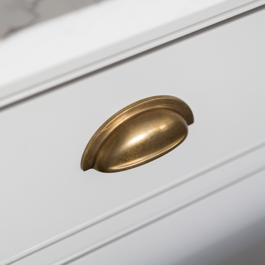 Design by Rachael Somerville Interiors.  Photography by Handover UK. Product shown in our aged brass (BEL) finish.