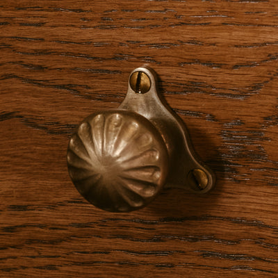 Project and photography by Joey Kendal Brown | Oldbury Fluted Cabinet Knob shown in silicon bronze.