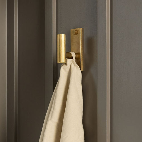 MIX Straight Knurled Single Vertical Wall Hook