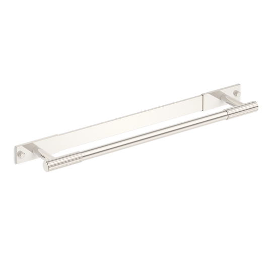 MIX Straight Knurled Bath Towel Rail & Backplate