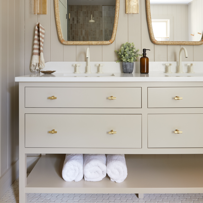 Design by Kate Marker Interiors. Photography by Kevin Penczak. Product shown in our satin brass lacquered (SBL) finish.
