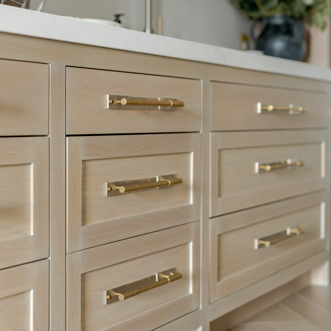 Design by Thorpe Concepts. Photography by Young Glass Photography. Product shown in our aged brass (BEL) and satin nickel plate (SNP) finishes.