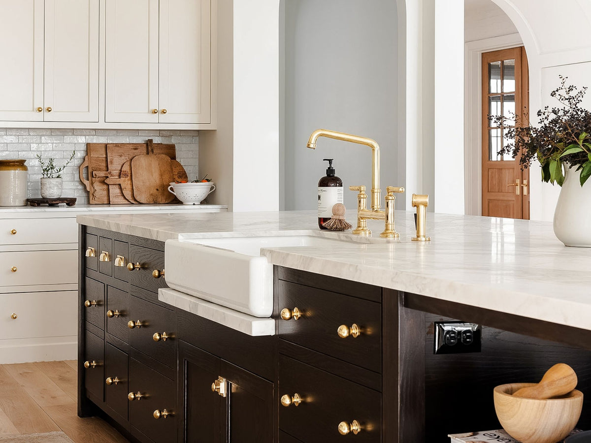 Studio Mcgee kitchen sink and island