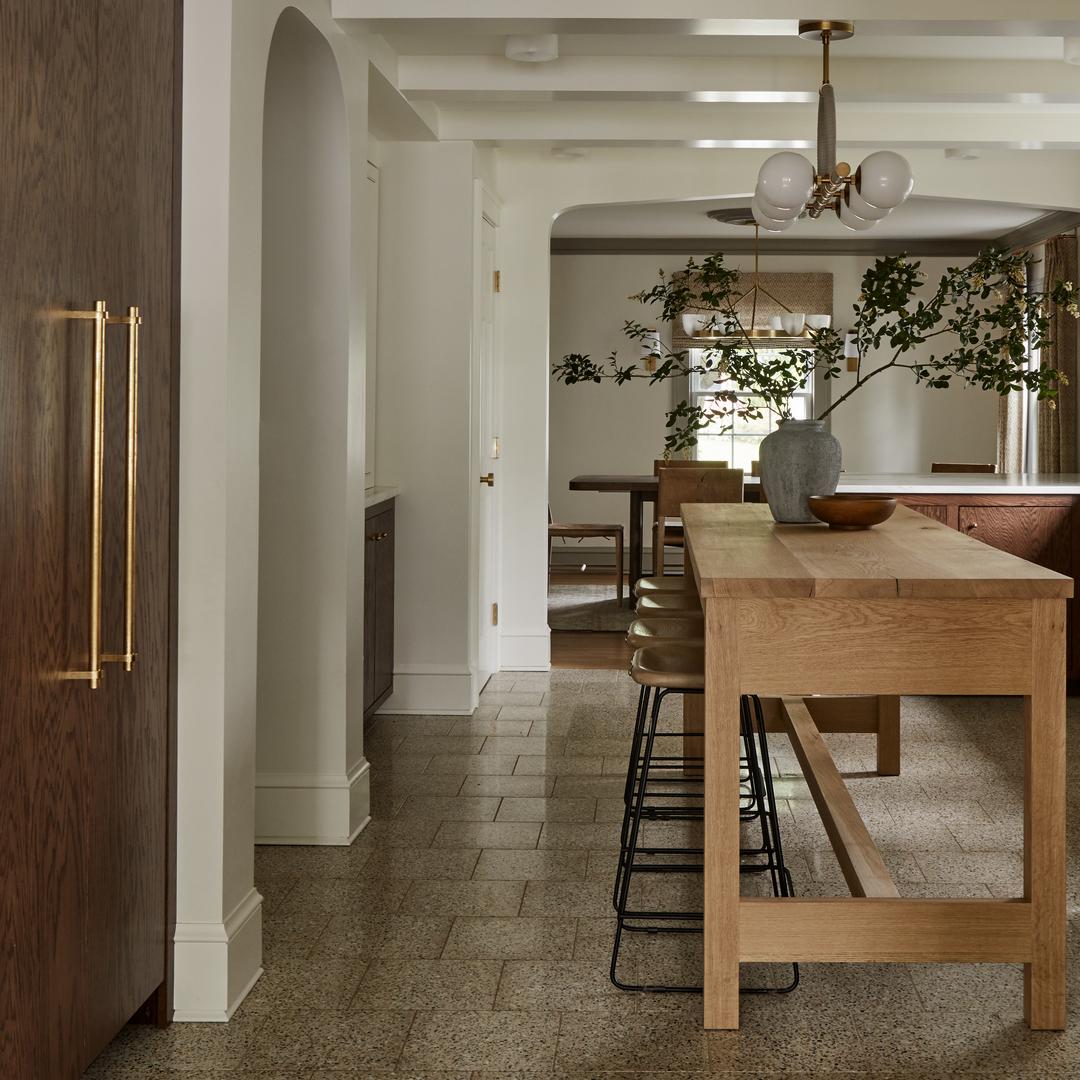Design by Rehabitat Interiors. Photography by Rikki Snyder. Product shown in our aged brass (BEL) finish.