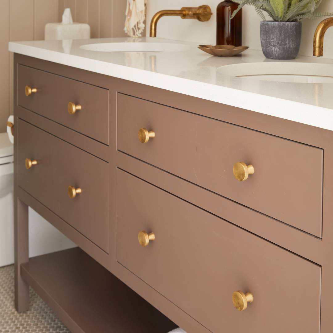 Design by Kate Marker Interiors. Photography by Kevin Penczak. Product shown in our aged brass (BEL) finish.