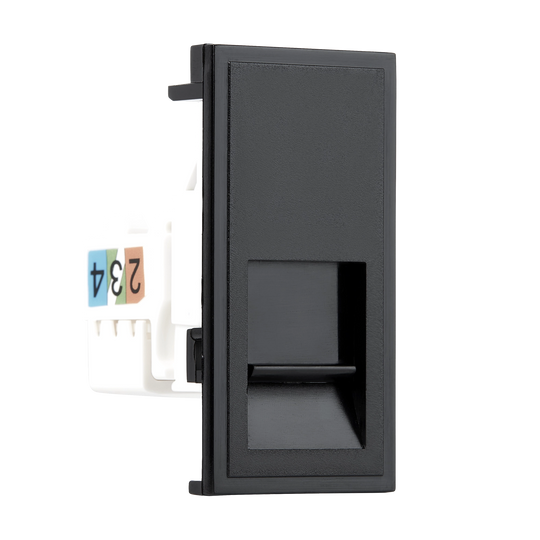 RJ12 Outlet 25mm Euro Module