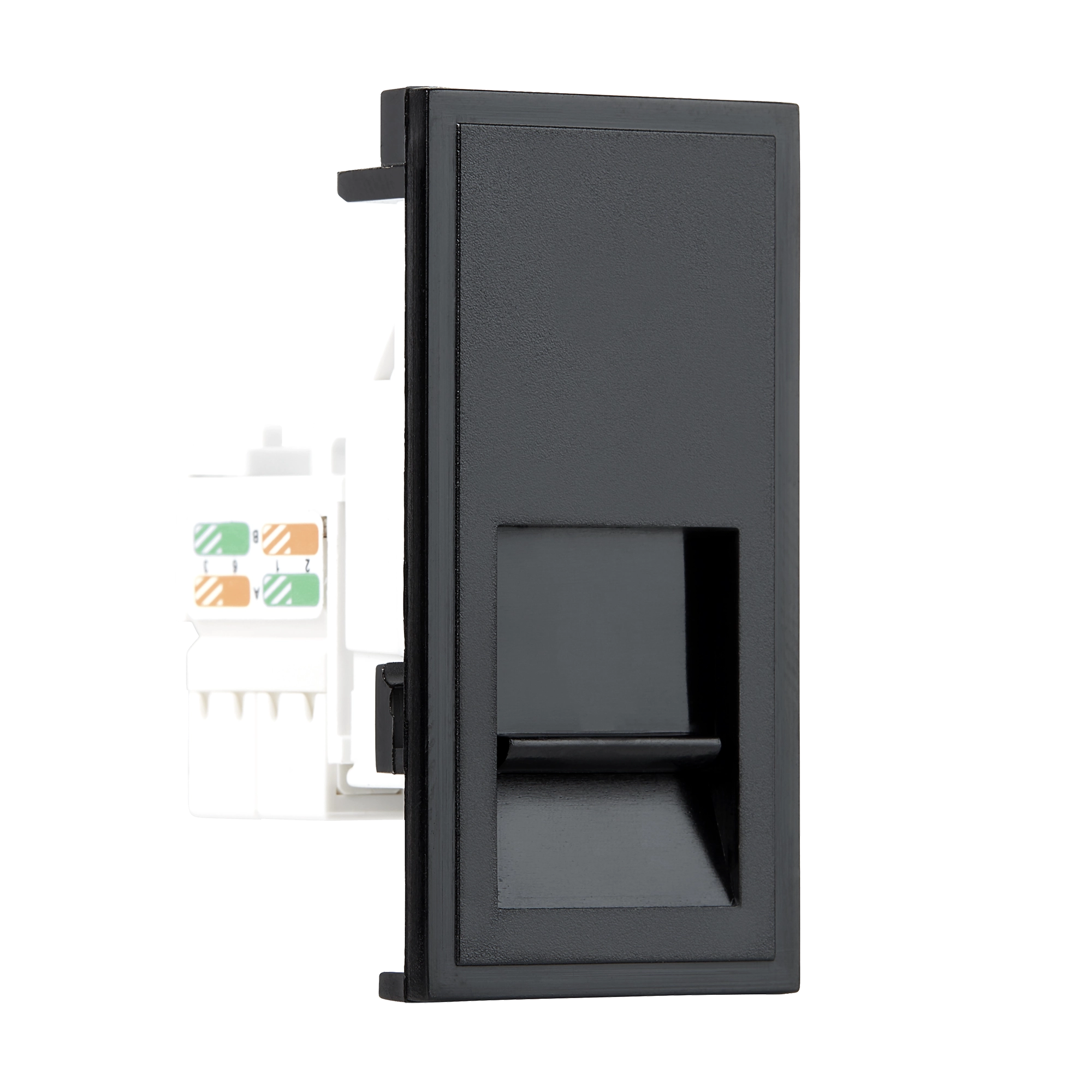 RJ45 CAT6 Unshielded Twisted Pair Outlet 25mm Euro Module