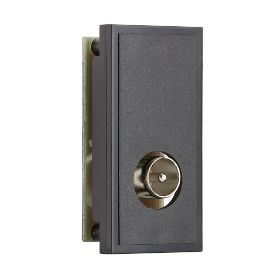 TV unsheilded male outlet 25mm euro module