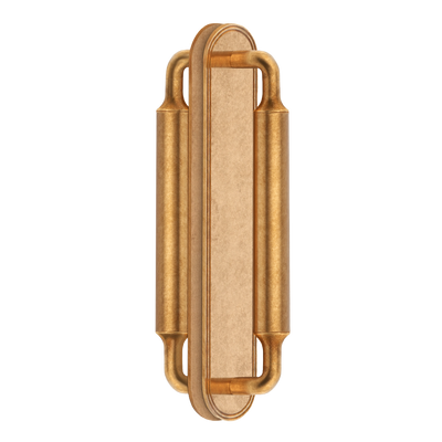 Barwick Plain Back to Back Pull Handles with Backplate in our aged brass (BEL) finish