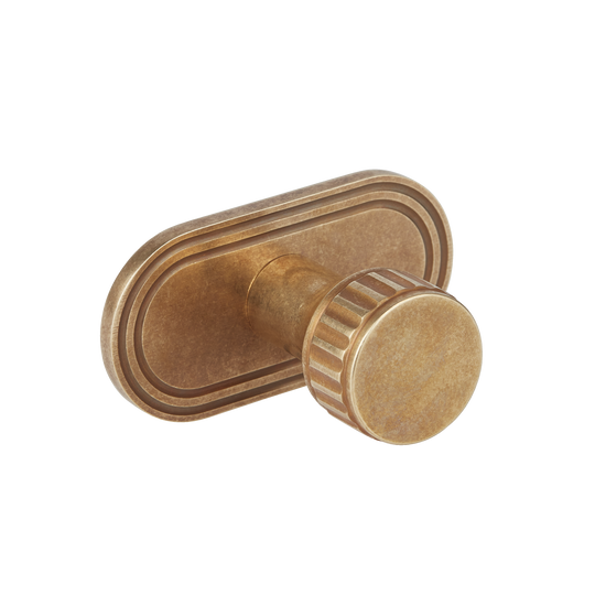 Sample of Barwick Ridged Robe Hook with Backplate
