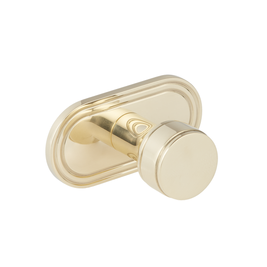 Sample of Barwick Plain Robe Hook with Backplate