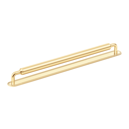 Sample of Barwick Slim Plain Appliance Pull with Backplate