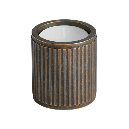 Barwick Ridged 55mm Brass Tealight Holder