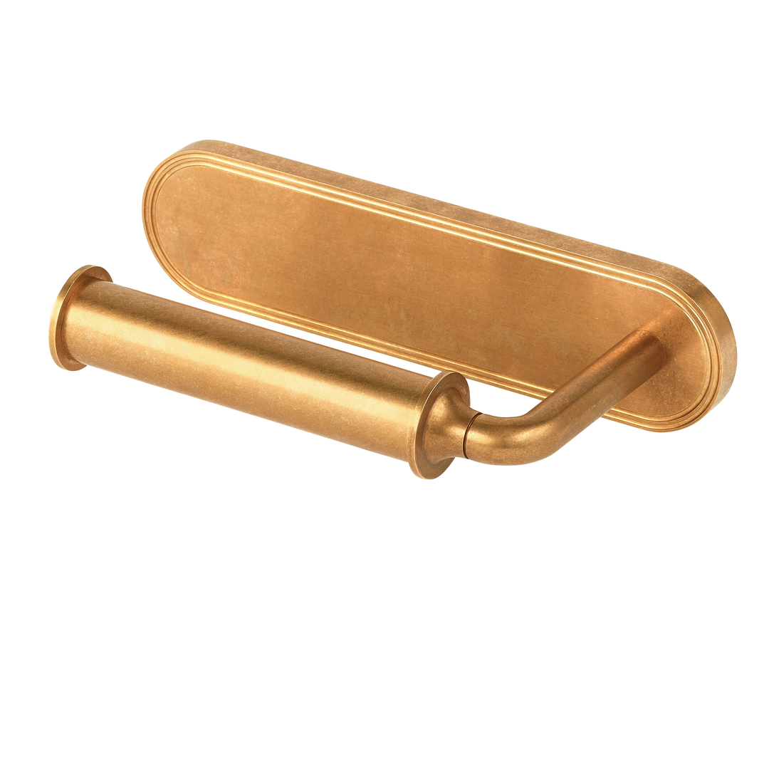 Barwick Barwick Plain Toilet Roll Holder with Backplate