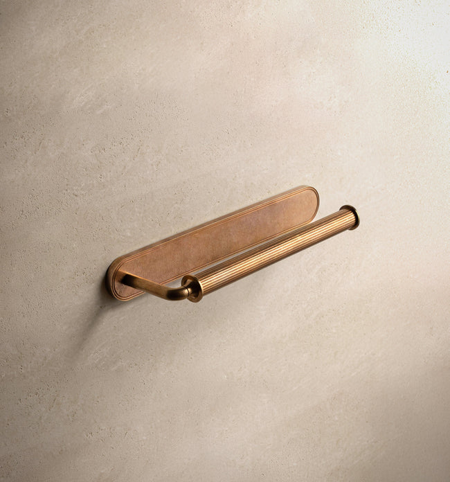 Barwick Hand Towel Rail in our aged brass (BEL) finish