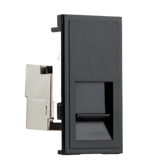 RJ45 CAT6 Shielded Twisted Pair Outlet 25mm Euro Module