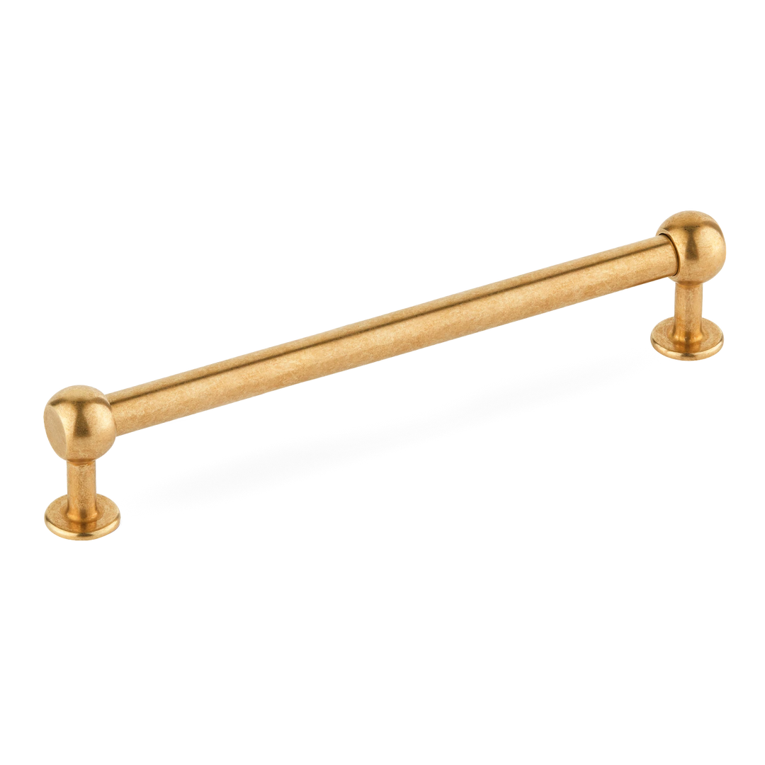 Cotswold Cabinet Handle shown in our aged brass (BEL) finish. 