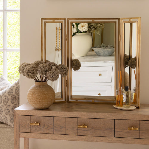 Claremont Panelled Dressing Table Mirror