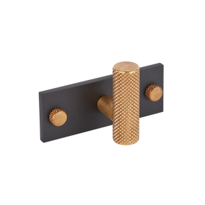 Product shown in our burnished brass (BEL) on matt black (MBL) finish