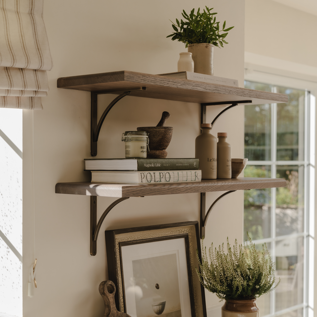 Design by Holly Oak House and Rosewood Interiors. Photography by Joey Kendal Brown. Product shown in our satin antique satin lacquered (SAS) finish.