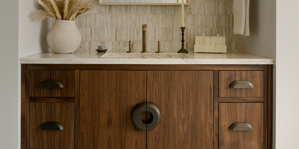 Design by Interiors by Seashal. Photography by Erin Kelly Photography. Product shown in our satin antique satin lacquered (SAS) finish.