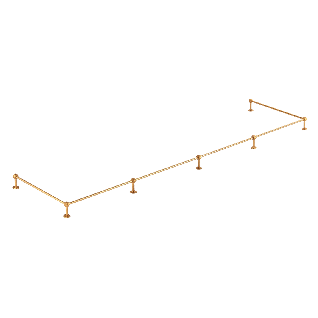 Fiddle Rails Uk Cotswold Gallery Brass Shelf Rail | Fiddle Rail | Armac Martin