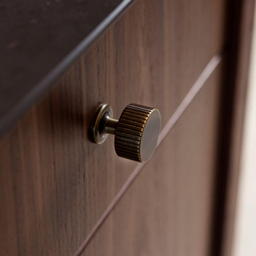 Design by Richard Burke Design. Product shown in our satin antique satin lacquered (SAS) finish.