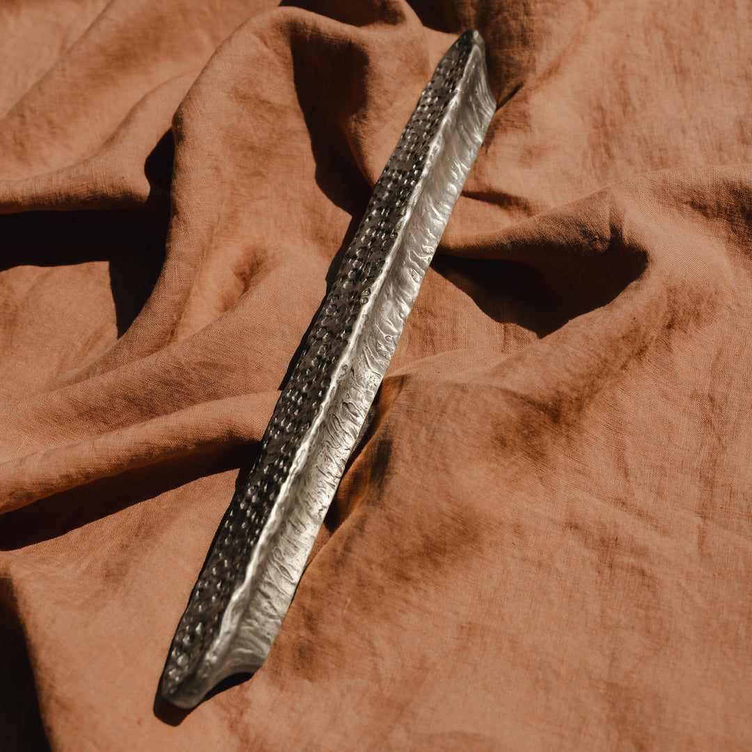 Photography by Joey Kendal Brown | Highbury Honey Appliance Pull Handle shown in burnished white bronze (WB). 