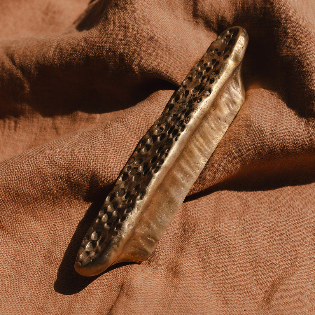 Photography by Joey Kendal Brown | Highbury Honey Cabinet Handle shown in burnished bronze (BR). 