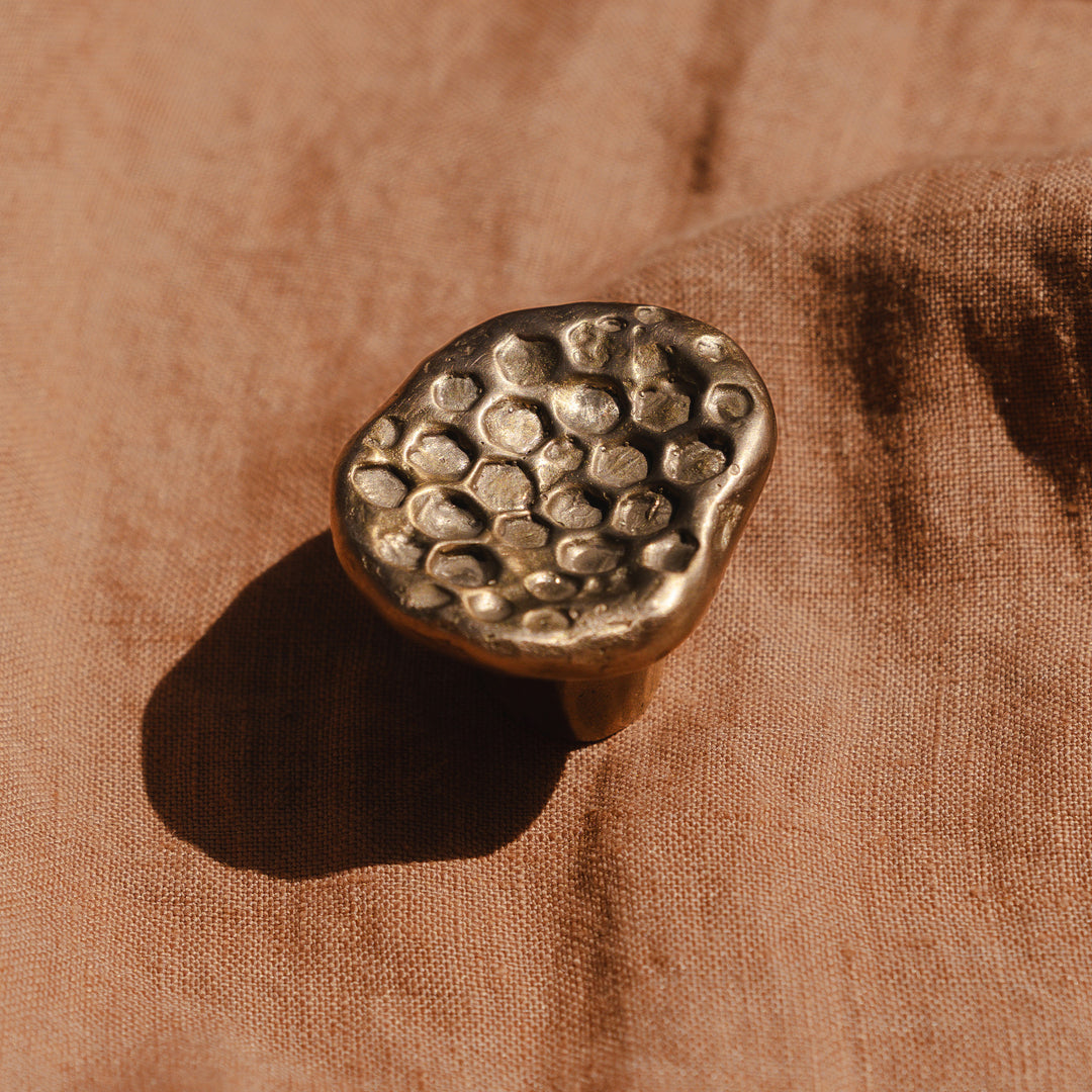 Photography by Joey Kendal Brown | 40mm Highbury Honey Cabinet Knob shown in burnished bronze (BR).