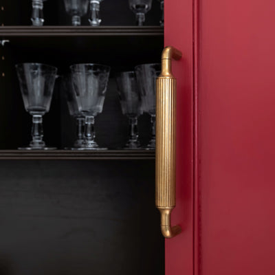 Design by The White Kitchen Company. Photography by Julia Currie Photography. Product shown in our aged brass (BEL) finish.
