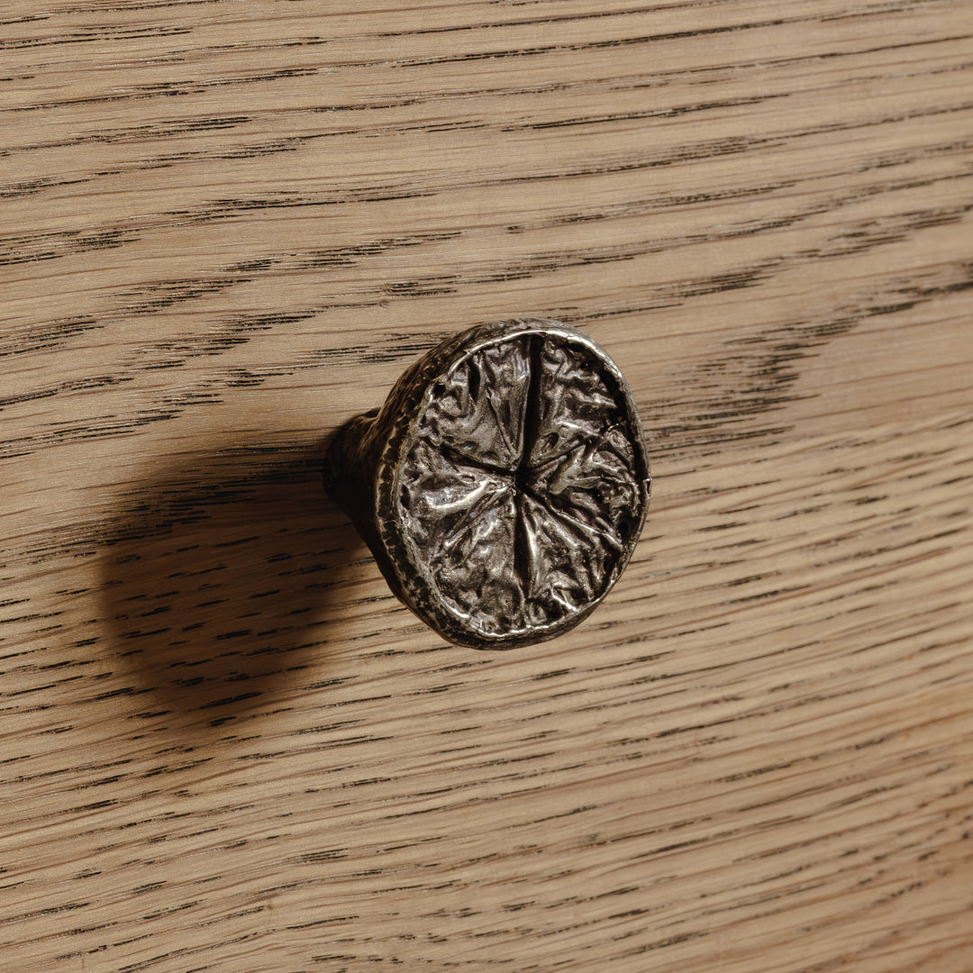 Photography by Joey Kendal Brown | Highbury Lemon Knob shown in our medium aged white bronze finish.