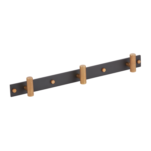 Product shown in our burnished brass (BEL) on matt black (MBL) finish