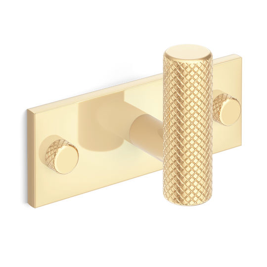 Sample of MIX Diamond Knurled Single Horizontal Wall Hook