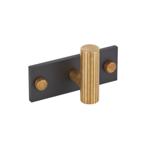 Product shown in our burnished brass (BEL) on matt black (MBL) finish