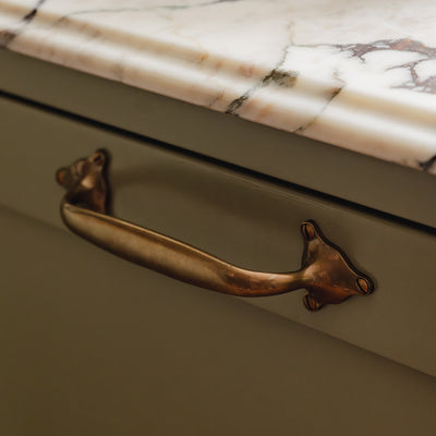 Design by Triptych Furniture | Photography by Joey Kendal Brown | Oldbury Plain Cabinet Handle shown in our silicon bronze.
