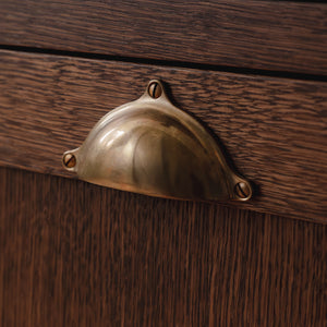 Design by Triptych Furniture | Photography by Joey Kendal Brown | Oldbury Plain Cup Pull shown in our silicon bronze.