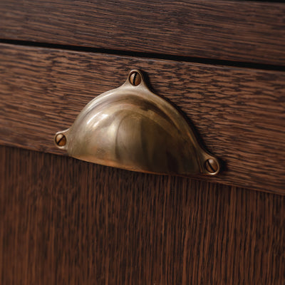 Design by Triptych Furniture | Photography by Joey Kendal Brown | Oldbury Plain Cup Pull shown in our silicon bronze.