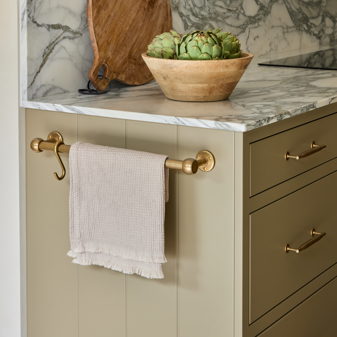 Design by McClark Joinery. Photography by Chris Snook Photography. Product shown in our aged brass (BEL) finish.