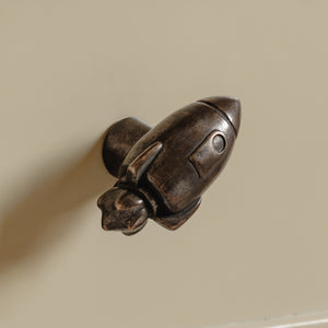 Photography by Joey Kendal Brown | Whimsical Rocket Knob shown in our medium aged bronze finish.
