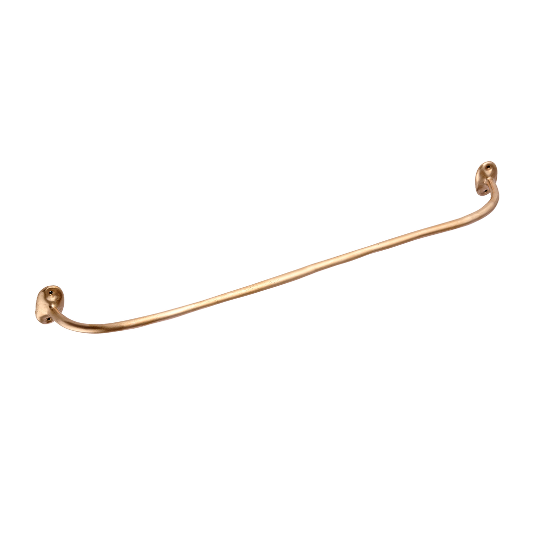 Sketch Bath Towel Rail shown in silicon bronze.